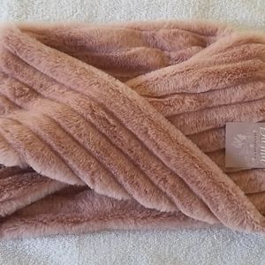 Basha Faux Fur Mink Cowl